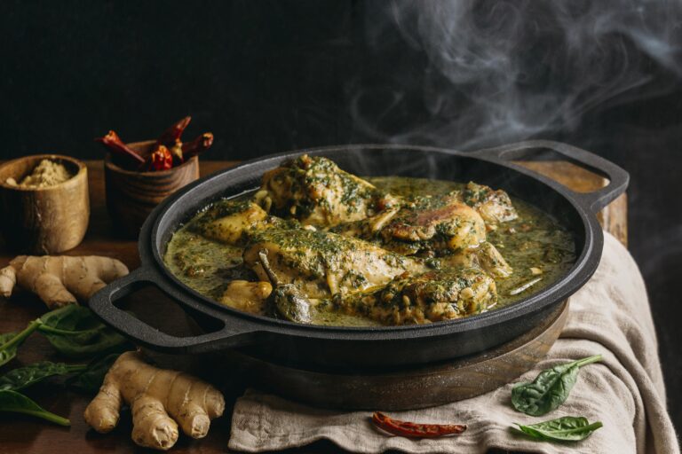 Poulet Palak